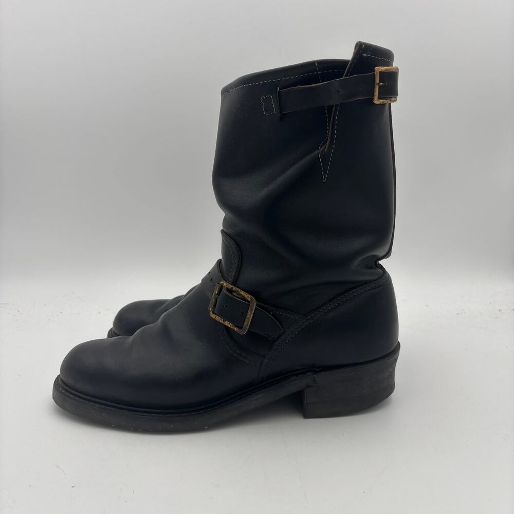 Vintage 60s Penney's Big Mac Engineer Buckle Moto Boots Men's 10 Workwear - Picture 5 of 14